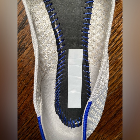 Rothy's The Point flats size 9 “Salt” honeycomb retired discontinued white cream - Picture 5 of 16